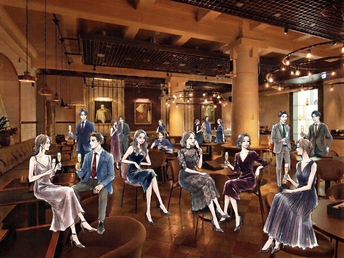 当日のパーティー会場のイメージ1